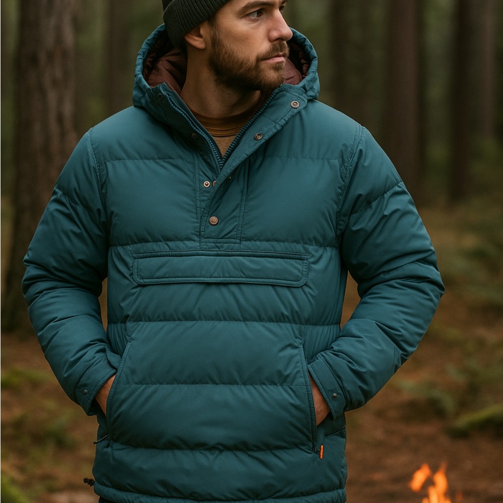 Poler “Roamers & Seekers” Camp Vibes Anorak Puffer Jacket